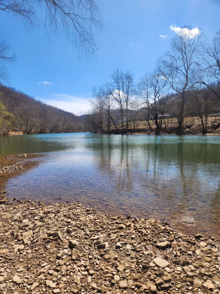 The Elk River near Corton Lodge